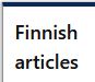 Finnish articles